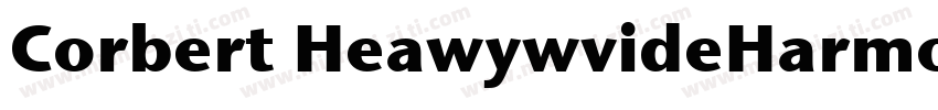 Corbert HeawywvideHarmonyOs Sans sc字体转换